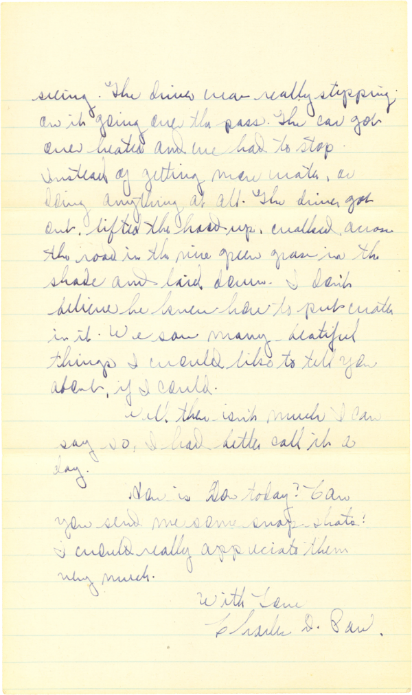 Letter home (page 2); September 8, 1944